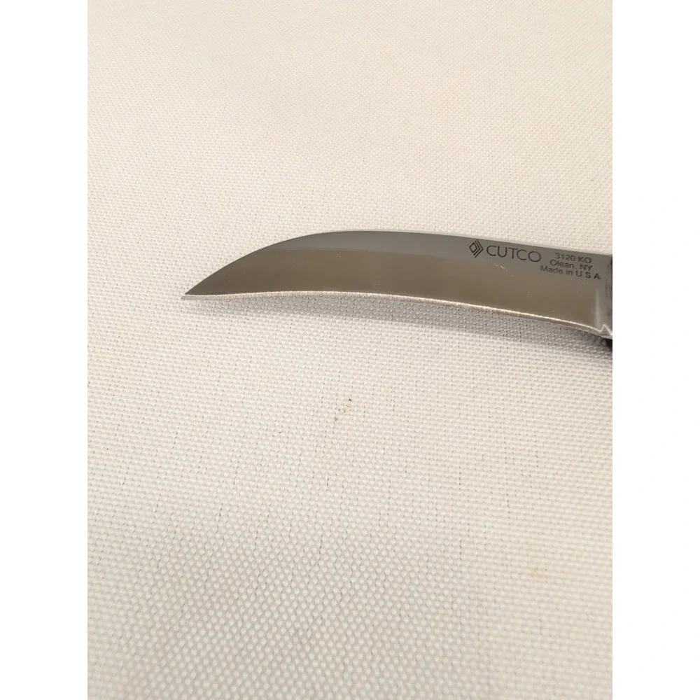 Cutco Paring Knife Brown 3120 KO Birds Beak Curved Blade Made in USA